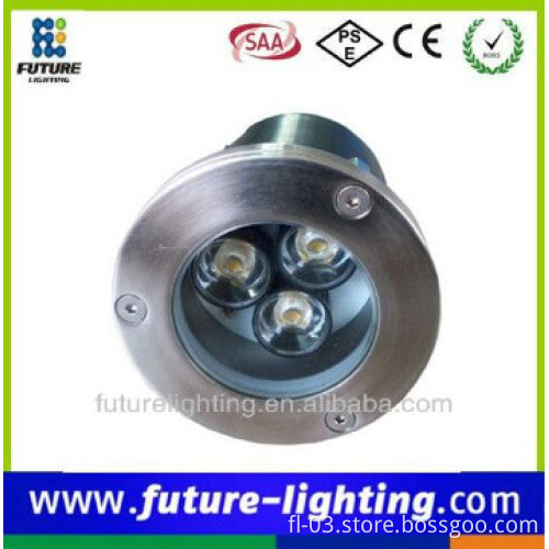 2014 IP67 wateproof high quality DC12V 3W Edison led inground light
